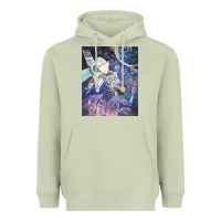 Matcha spaceship earth mural Heavyweight Hoodie - linhVisuals