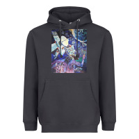 Smoke spaceship earth mural Heavyweight Hoodie - linhVisuals