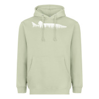 Matcha musky pine forest fishing angler Heavyweight Hoodie - linhVisuals