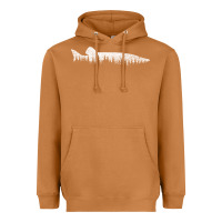Meerkat musky pine forest fishing angler Heavyweight Hoodie - linhVisuals