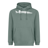 Sage musky pine forest fishing angler Heavyweight Hoodie - linhVisuals