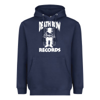 Navy death row records Heavyweight Hoodie - linhVisuals
