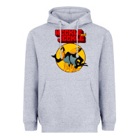 Heather Grey heckle and jeckle Heavyweight Hoodie - linhVisuals