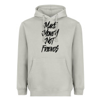 Moon Dust make money not friends Heavyweight Hoodie - linhVisuals