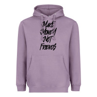 Lavender make money not friends Heavyweight Hoodie - linhVisuals
