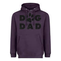 Plum dog dad classic design paw gift t shirt Heavyweight Hoodie - linhVisuals