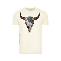 Vintage Arctic Cowhide Bull Skull Vintage Tee - Jasminsmagicworld
