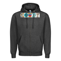 Charcoal Heather howdy Zipper Hoodie - AdoDesignShop