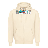 Sandshell howdy Zipper Hoodie - AdoDesignShop