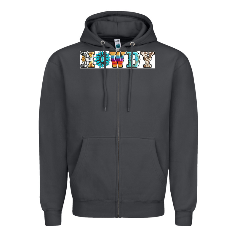 Howdy Zipper Hoodie by AdoDesignShop | Teevron