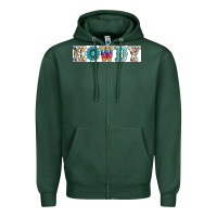 Sports Green howdy Zipper Hoodie - AdoDesignShop