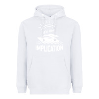 White the implication its always sunny in philadelphia Heavyweight Hoodie - linhVisuals