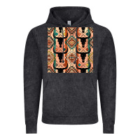 Vintage Arctic native american aztec seamless pattern 4 Vintage Hoodie - BundleAndBundleShop