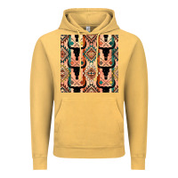 Vintage Mustard native american aztec seamless pattern 4 Vintage Hoodie - BundleAndBundleShop