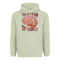 Matcha Brain Heavyweight Hoodie - linhVisuals