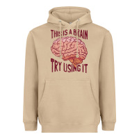 Mushroom Brain Heavyweight Hoodie - linhVisuals