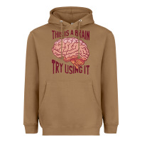 Toasted Coconut Brain Heavyweight Hoodie - linhVisuals