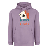 Lavender Casino Heavyweight Hoodie - linhVisuals