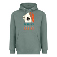 Sage Casino Heavyweight Hoodie - linhVisuals