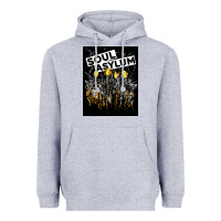 Heather Grey soul asylum Heavyweight Hoodie - linhVisuals