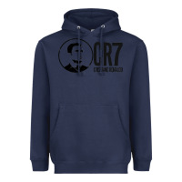 Navy cristian #ronaldo Heavyweight Hoodie - linhVisuals