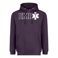 Plum emr ambulance ems emt emergency medical responder t shirt Heavyweight Hoodie - linhVisuals