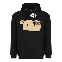 Black no pug Heavyweight Hoodie - linhVisuals