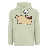 Matcha no pug Heavyweight Hoodie - linhVisuals
