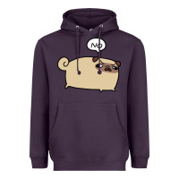 Plum no pug Heavyweight Hoodie - linhVisuals