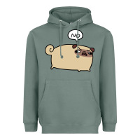 Sage no pug Heavyweight Hoodie - linhVisuals