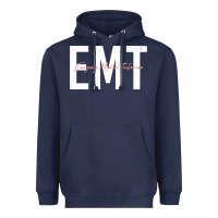 Navy emt emergency medical technician ems first responder medic sweatshirt Heavyweight Hoodie - linhVisuals