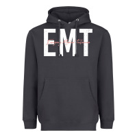 Smoke emt emergency medical technician ems first responder medic sweatshirt Heavyweight Hoodie - linhVisuals