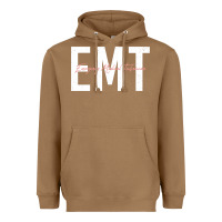 Toasted Coconut emt emergency medical technician ems first responder medic sweatshirt Heavyweight Hoodie - linhVisuals