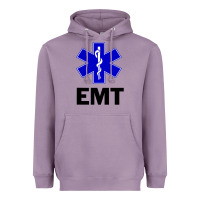 Lavender emt ems paramedic star of life caduceus t shirt Heavyweight Hoodie - linhVisuals
