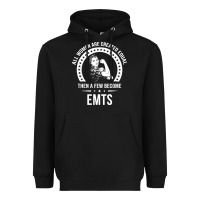 Black emt shirts for women  emt pullover hoodie Heavyweight Hoodie - linhVisuals