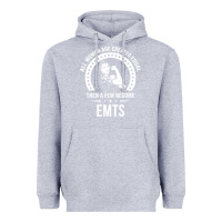 Heather Grey emt shirts for women  emt pullover hoodie Heavyweight Hoodie - linhVisuals