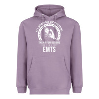 Lavender emt shirts for women  emt pullover hoodie Heavyweight Hoodie - linhVisuals