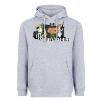Heather Grey ball fondlers Heavyweight Hoodie - linhVisuals