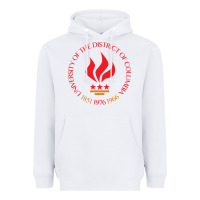 White university of the district of columbia Heavyweight Hoodie - linhVisuals