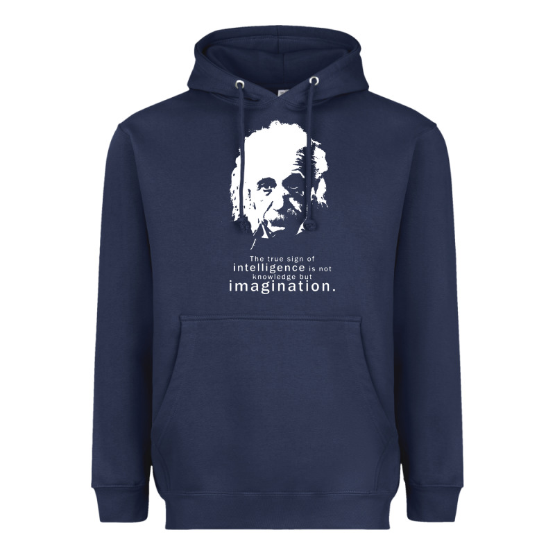 Albert Einstein Quote1 Heavyweight Hoodie by linhVisuals | Teevron