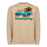 Mushroom thanksgiving truck turkey Heavyweight Sweatshirt - AdoDesignShop