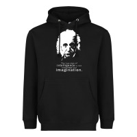 Black albert einstein quote1 Heavyweight Hoodie - linhVisuals