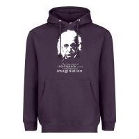 Plum albert einstein quote1 Heavyweight Hoodie - linhVisuals