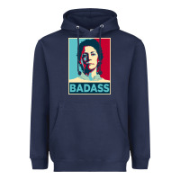 Navy carol peletier badass the walking dead Heavyweight Hoodie - linhVisuals