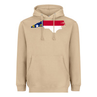 Mushroom flag north carolina tshirt Heavyweight Hoodie - linhVisuals