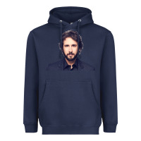 Navy JOSH GROBAN Heavyweight Hoodie - linhVisuals