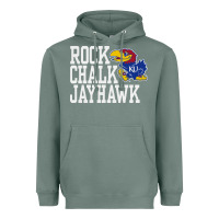 Sage rock chalk jayhawk ku tshirt Heavyweight Hoodie - linhVisuals