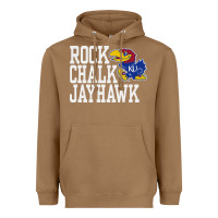 Toasted Coconut rock chalk jayhawk ku tshirt Heavyweight Hoodie - linhVisuals