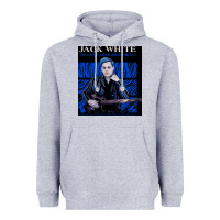 Heather Grey new jack white - the supply chain issues tour Heavyweight Hoodie - linhVisuals