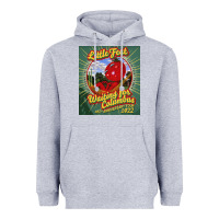 Heather Grey waiting for columbus - little feat Heavyweight Hoodie - linhVisuals